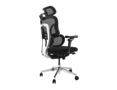 Silla de Oficina Ergonómica Equip Premium con Tapicería de Malla en Negro - 5 Posiciones