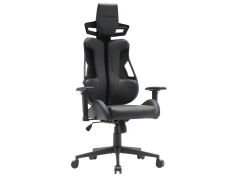 Silla Gaming Mars Gaming MGCELITEBBL Ergonómica en Cuero PU con Pistón Clase 4 Negro - 150Kg