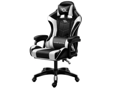 Silla Gaming PowerGaming - Altavoz Bluetooth y Masaje Blanco