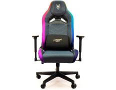 Silla Gaming LED Woxter Stinger Station Lite (Dorada y Plata)