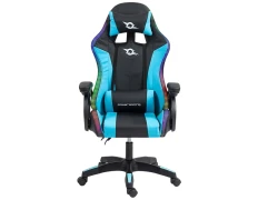 Silla Gaming PowerGaming LED RGB Negro y Azul