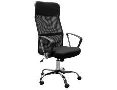 Silla de Oficina Powergaming Powerbasics Mesh Negro - Respaldo Reclinable