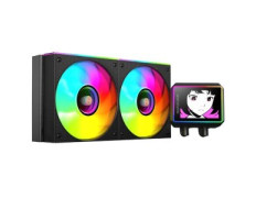 Sistema de Refrigeración Líquida Mars Gaming MLVISIONII240 Negro ARGB 2x120mm - Pantalla LCD