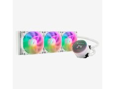 Sistema de Refrigeración Líquida UNYKA UK353101 Aquastorm 360 Blanco Ventiladores 120mm 1800 RPM ARGB