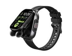 D8 Negro con Correa de Silicona y Auriculares - Smartwatch OEM