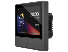 Sonoff NSPanel Negro - Centro de Control Inteligente con Pantalla, Termostato y Sensor Ambiental