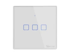 Sonoff T2EU3C-RF Interruptor Táctil Inteligente Programable 433MHz 3 Botones