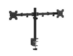 SOPORTE DE MESA PARA 2 PANTALLAS 10-27" BRAZOS CON 2 CODOS APPROX APPSMD02