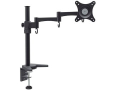 SOPORTE DE MESA PARA PANTALLA 10" - 27" CON BRAZO DE 2 CODOS Y SOPORTE ORIENTABLE - APPROX APPSMS01