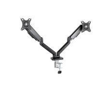 SOPORTE DE MESA TOOQ DB5132TNR-B PARA 2 PANTALLAS 17" A 32" - VESA 75X75 Y 100X100 - Ideal para 2 Pantallas de 9KG Máx