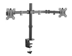 Soporte para 2 Monitores - Mesa Negra 13''-32'' - Tooq
