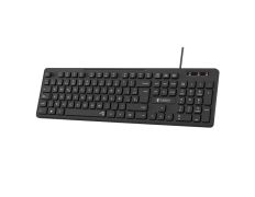 TECLADO BUSINESS SLIM SILENCIOSO WIRED NEGRO SUBBLIM