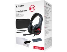 BIGBEN ESSENTIAL PACK 6 IN 1 (FUNDA/2 PROTEC PANTALLA/HEADSET/CAJA JUEGOS/2 CORREAS) (LITE/OLED)