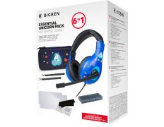 BIGBEN ESSENTIAL UNICORN PACK 6&1(FUNDA/2 PROTEC PANTALLA/HEADSET/CAJA JUEGOS/2 CORREAS) (LITE/OLED)