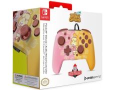 PDP FACEOFF DELUXE AUDIO WIRED CONTROLLER ANIMAL CROSSING: ISABELLE ( SWITCH 2 )