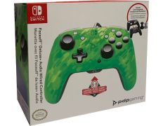 PDP FACEOFF DELUXE + AUDIO WIRED CONTROLLER VERDE CAMO ( SWITCH 2 )