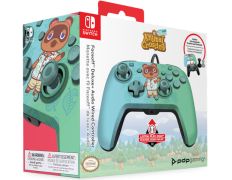 PDP FACEOFF WIRED CONTROLLER+AUDIO WIRED CONTROL ANIMAL CROSSING NEW HORIZON TOM NOOK ( SWITCH 2 )