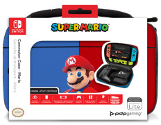 PDP COMMUTER CASE SUPER MARIO (MARIO AZUL Y ROJO) (SWITCH)
