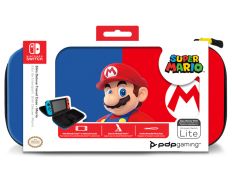 PDP SLIM DELUXE TRAVEL CASE SUPER MARIO (AZUL/ROJO) (LITE)
