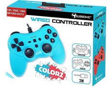 SUBSONIC WIRED CONTROLLER COLORZ NEON BLUE