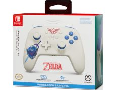 POWER A WIRELESS CONTROLLER ZELDA SWORN PROTECTOR (WHITE/BLANCO)