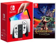 BLANCA (WHITE) VERSION OLED + CASTLEVANIA ANNIVERSARY COLLECTION (ASIA)