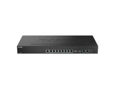 SWITCH GESTIONABLE D-LINK DMS-1250-12/E 8X 100/1000/2,5GBASE-T 2x 00/1000/2.5G/5G/10GBASE-T 2x10G SF
