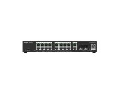 Switch Gestionable L2 Ruijie RG-ES220GS-P 20Puertos 18xRJ45 2xSFP Gigabit 16xPOE 250W - Gestion en la Nube