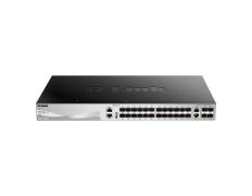 Switch Gestionable L3 D-Link Stackable DGS-3130-30S/E 24P SFP 10G 4P 10G SFP+