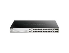 Switch Gestionable D-Link Stackable DGS-3130-30TS/E L3 - 24P Gigabit + 2P 10G + 4P 10G SFP+