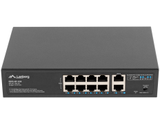 Switch LANBERG 10 Puertos RSFE-8P-2GE-120