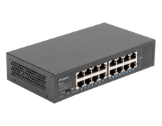 SWITCH LANBERG 16 PUERTOS GIGABIT ETHERNET RACK 10"/19"
