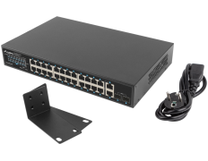 Switch LANBERG 24 Puertos 1GB POE+/2X SFP 2X GBIT ETHERNET 360W