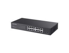 Switch no gestionable Mercusys MS116GS 16P 16xRJ45 1Gbps con carcasa metálica enrackable
