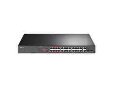 Switch No Gestionable TP-Link TL-SL1226P - 24 Puertos PoE+ 10/100, 2 Puertos Gigabit