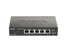 Switch D-Link DGS-1100-05PDV2 Semigestionable 5P Giga 2P PoE (18W) 1xPD Port Para PoE Passthrough No