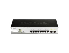 Switch Semigestionable D-Link DGS-1210-10P/E 10P Gigabit con 8P PoE (65W) + 2P Gigabit Combo Rack