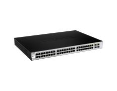Switch Semigestionable D-Link DGS-1210-48/E 44P GIGA + 4P GIGA Combo Rack