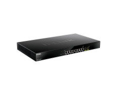 Switch Semigestionable D-Link DMS-1100-10TP 8 Puertos 2.5G + 2 Puertos 10G / 1G SFP POE (Budget 240W) Rack