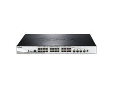 Switch D-Link Stackable Semigestionable DGS-1510-28XMP/E Giga PoE (370W) 24P + 4P 10G SFP+