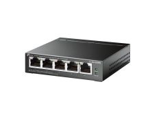 Switch Semigestionable TP-Link SG105MPE con 5 Puertos Gigabit, 4 Puertos PoE+, Total PoE+ 120W, Carcasa Metálica