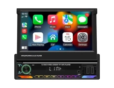 Autoradio 1 DIN SWM 9614C Bluetooth/Carplay 7 pulgadas USB Negro