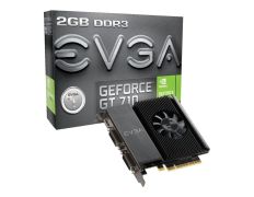 Tarjeta Gráfica EVGA Geforce GT710 2GB GDDR3 Low Profile