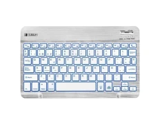 Teclado Bluetooth SUBBLIM Retroiluminado | Plata para Android, Mac, OS y Windows