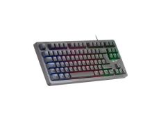 TECLADO MARS GAMING H-MECH MK023 RGB ILUMINACION COMPACTO TKL COLOR NEGRO