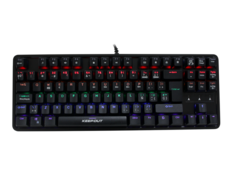 Teclado Keep Out F105 Gaming Mecánico RGB Negro