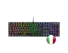 TECLADO MECÁNICO MK422 MARS GAMING CON SWITCH BLACK AZUL PR EN ITALIANO ANTI-GHOSTING AVANZADO 100Hz
