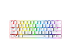 Teclado Mecánico Razer Huntsman Mini Blanco Gaming Clicky Optical Switch Morado