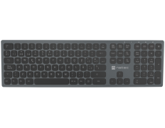 NATEC - NKL-1830 teclado Universal RF Wireless + Bluetooth QWERTY Español Negro, Gris