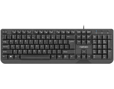 Teclado Natec Trout Slim Negro